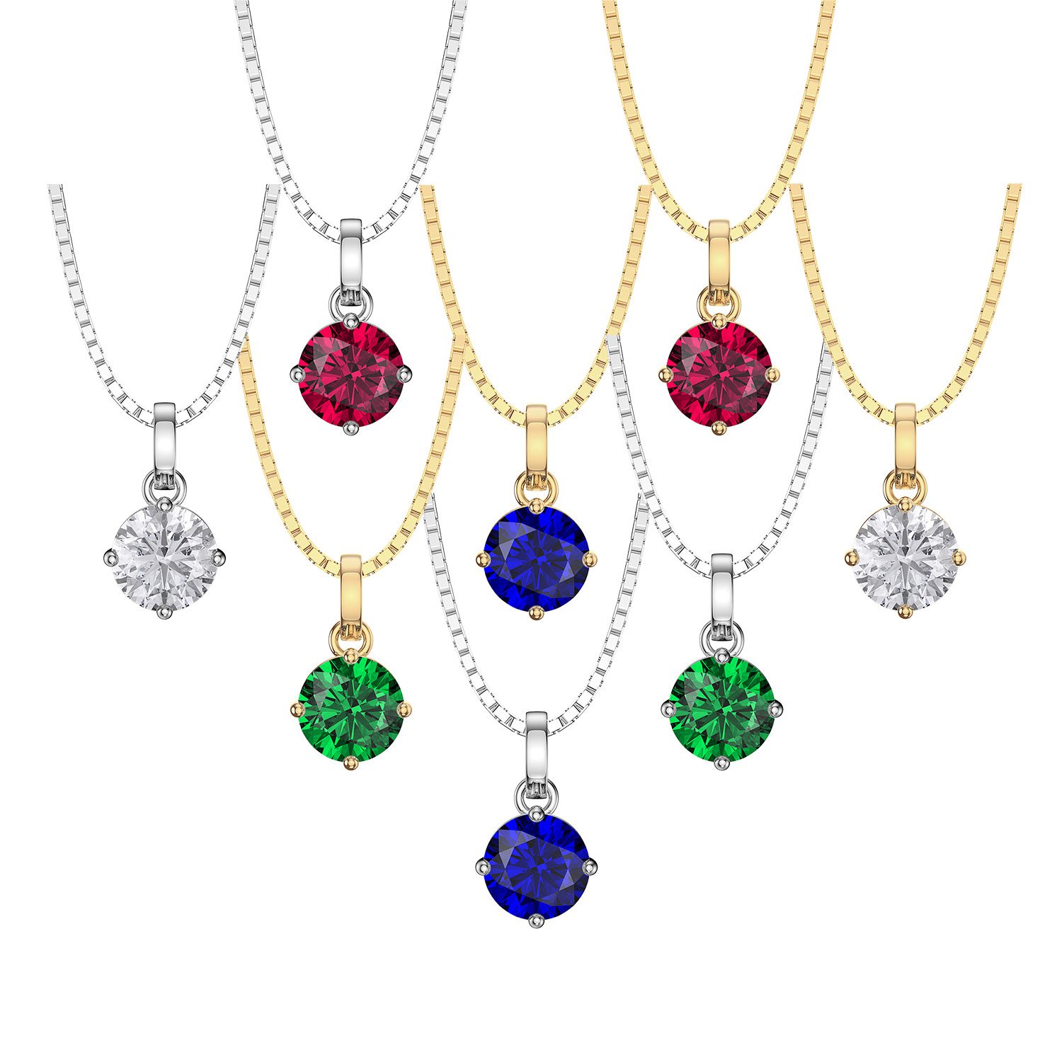 Charmisma Solitaire Pendants