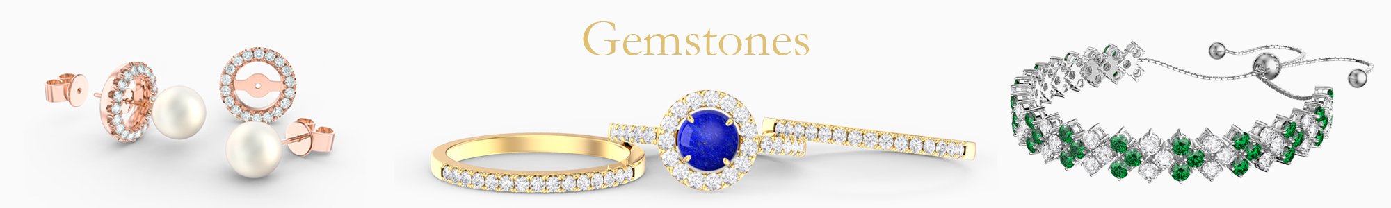 Gemstone Jewellery - from precious gemstones to Diamonds. From Silver to 18ct Gold.