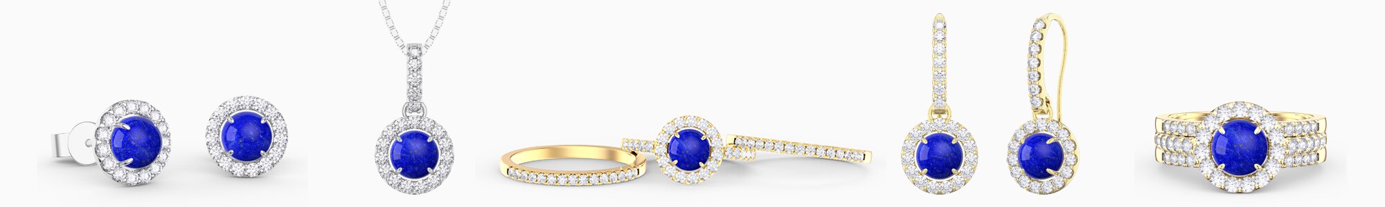 Lapis Lazuli Jewellery - from Earrings studs and drops to Pendants to Engagement Rings