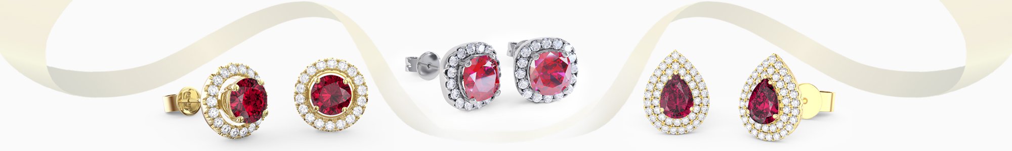 Shop Ruby Earrings by Jian London. Buy direct and save from our wide selection of Ruby Earrings at the Jian London jewellery Store. Free UK Delivery