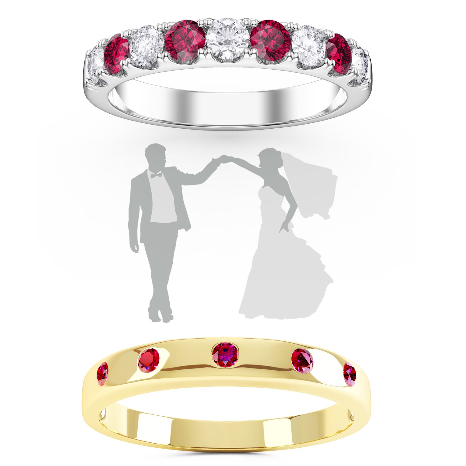 Ruby Wedding Rings