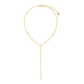 Pearl By the Yard 18ct Gold Vermeil Lariat Necklace