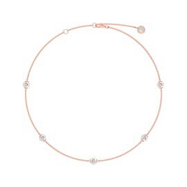 Pearl By the Yard 18ct Rose Gold Vermeil Choker Necklace