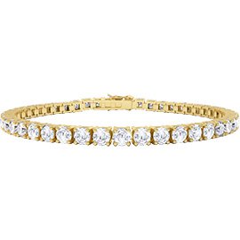 Eternity 5ct GH SI Diamond 18ct Gold Tennis Bracelet