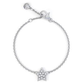 Charmisma GH SI1 Diamond Star 18ct White Gold Bracelet