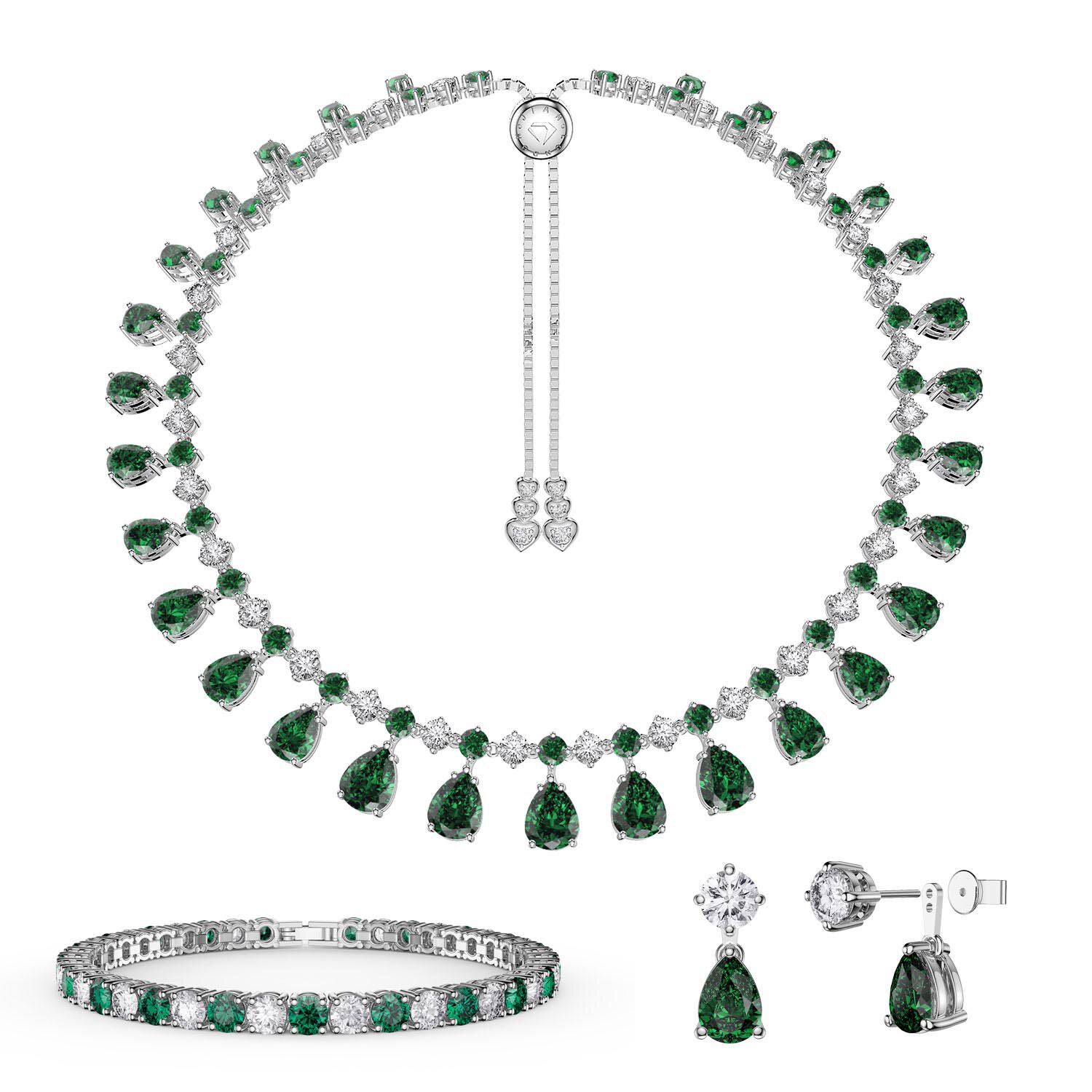 Jian London Princess Emerald Jewelry Set