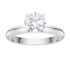 Unity 1ct G SI1 Diamond Solitaire Platinum Engagement Ring