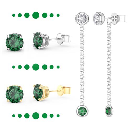 Emerald Earrings