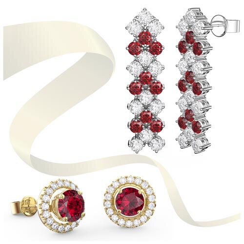 Ruby Earrings