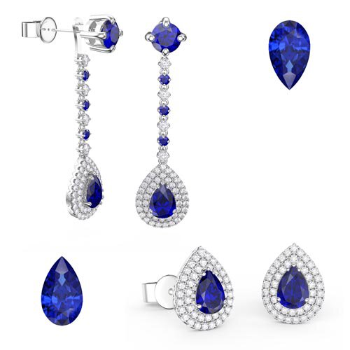 Sapphire Earrings
