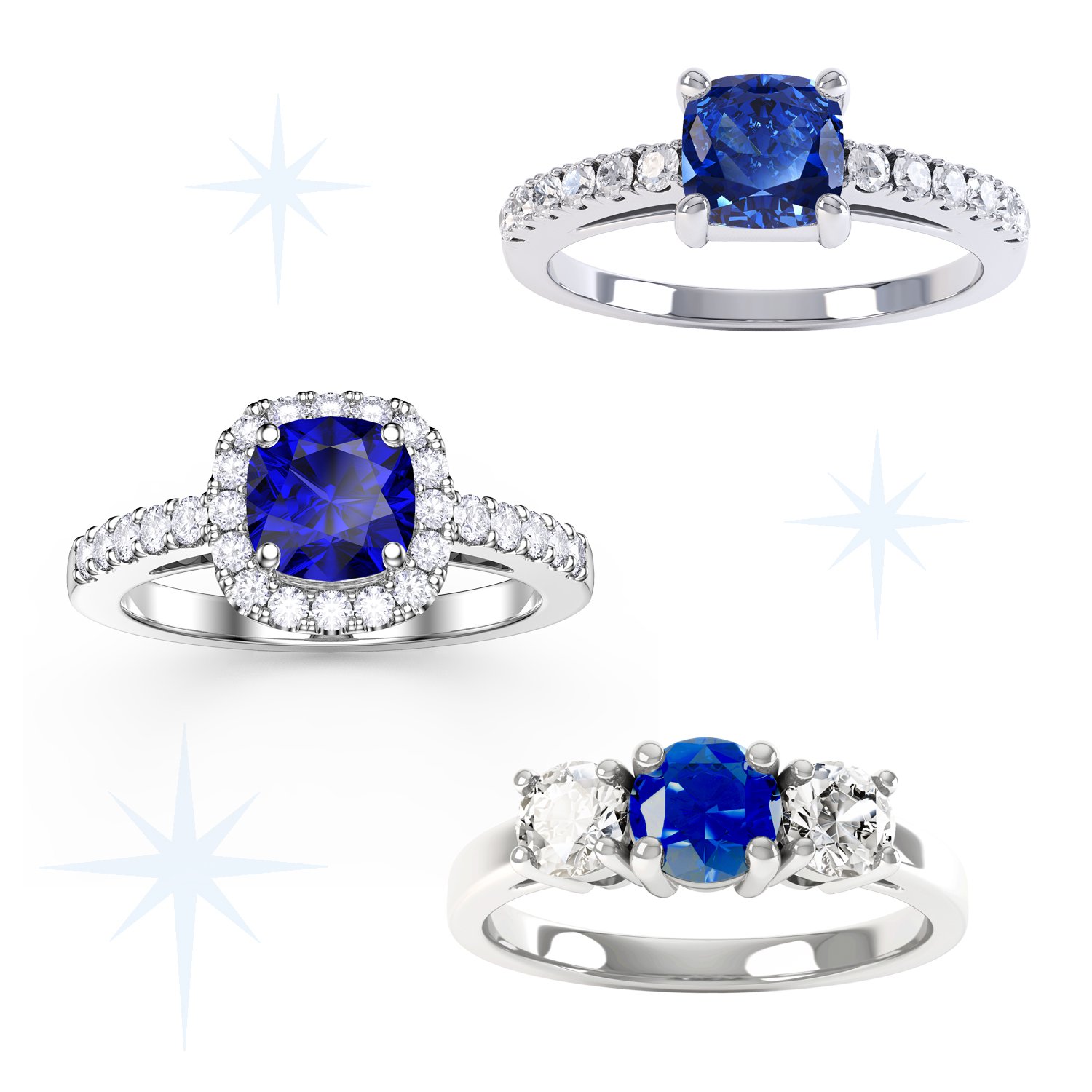Sapphire Rings