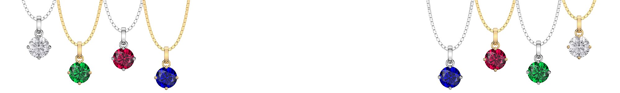 Charmisma Solitaire Pendants - Rich collection of jewellery with diamonds and precious gems, set in Sterling Silver or 18ct Gold