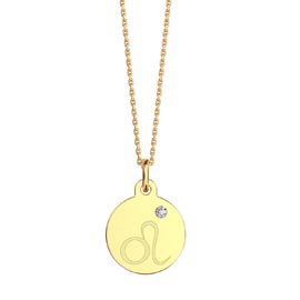 Charisma Moissanite 18ct Gold Vermeil Leo Pendant