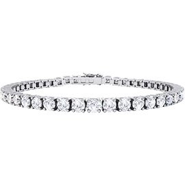 Eternity 5ct GH SI Diamond 18ct White Gold Tennis Bracelet