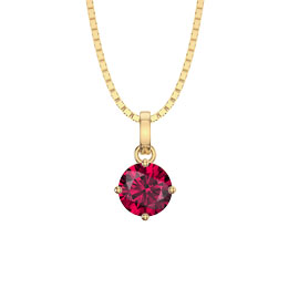 Charisma 1.0ct Ruby 18ct Gold Vermeil Pendant