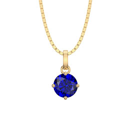 Charisma 1.0ct Sapphire 18ct Gold Vermeil Pendant