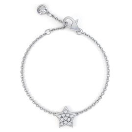 Charisma GH SI1 Diamond Star 18ct White Gold Bracelet