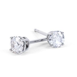 Charisma 0.5ct FG VS Diamond 18ct White Gold Stud Earrings