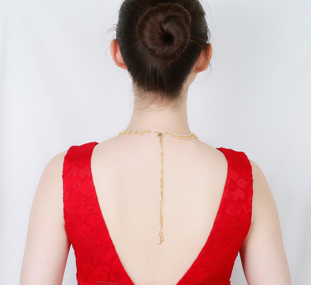 Princess Graduated Pear Drop Diamond CZ 18ct Rose Gold plated Silver Choker Jewellery Set #3