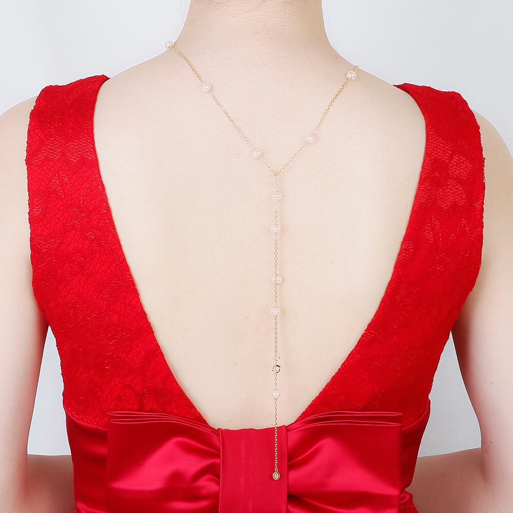 White Sapphire By the Yard 18ct Gold Vermeil Necklace #6