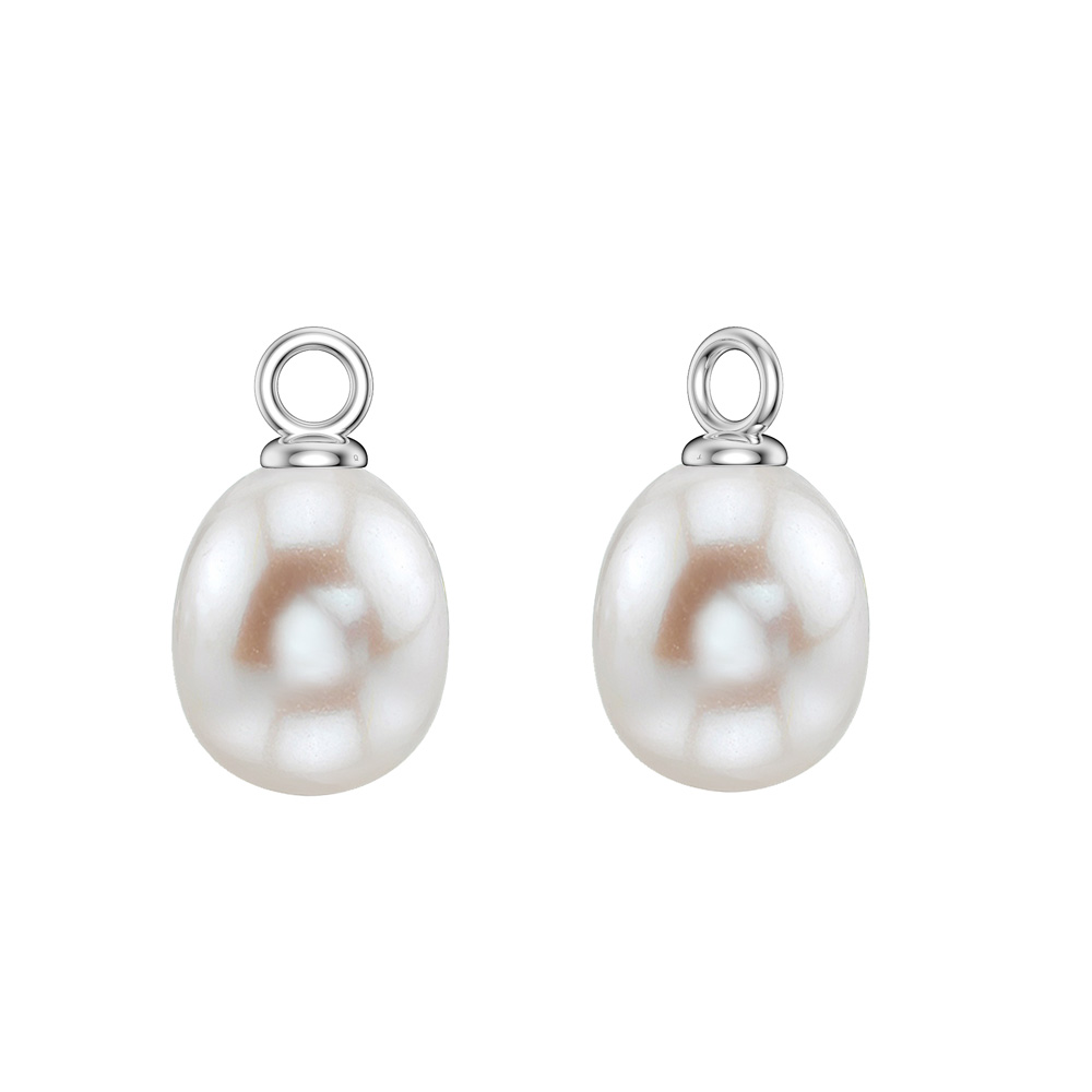 Venus Pearl Platinum Plated Silver Add On Drops