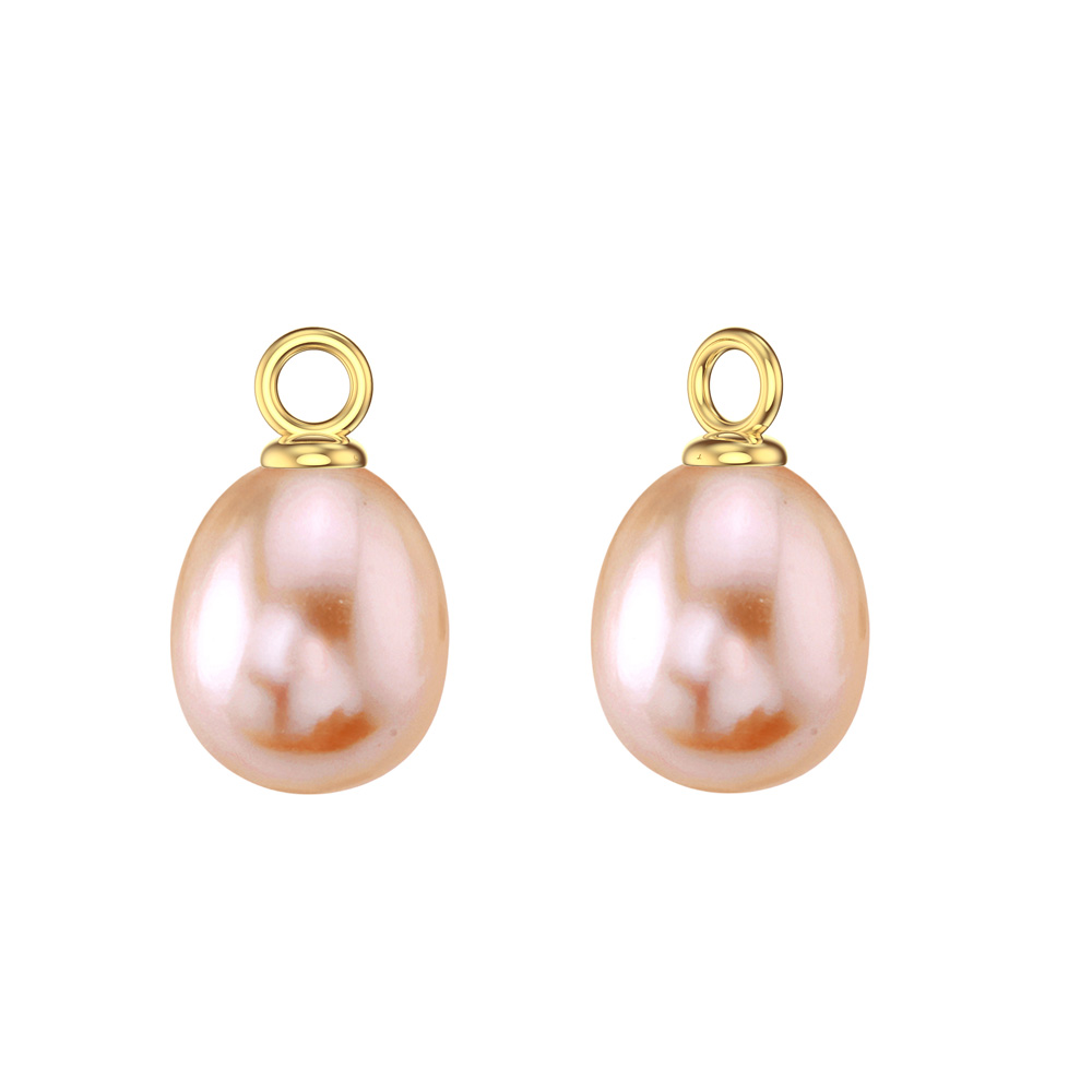 Venus Pink Pearl 18ct Gold Vermeil Add On Drops